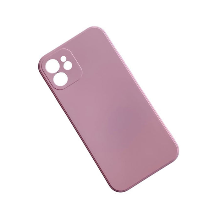 Pink 9eight5 iPhone 12/iPhone 12 Pro case, 6.1-inch protective phone cover with sleek design and precise cutouts.