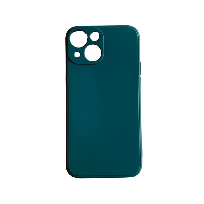 Green 9eight5 iPhone 13 Mini case in 5.4-inch size, protective phone cover with slim design for iPhone 13 Mini.