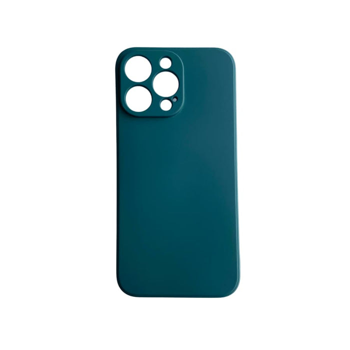Green 9eight5 iPhone 14 Pro Max (6.7”) phone case showing slim design and textured back for protection.