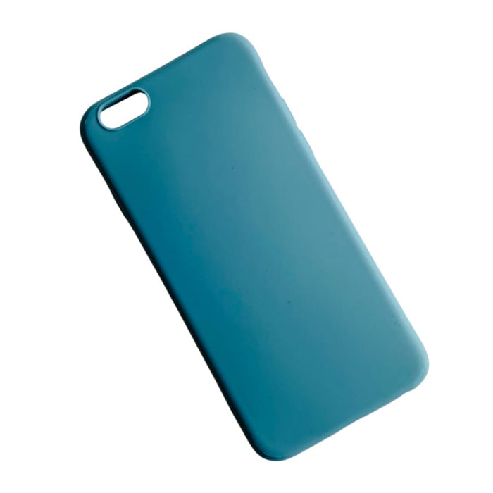 Turquoise 9eight5 phone case for iPhone SE (2nd and 3rd generation), showcasing protective cover with textured design.