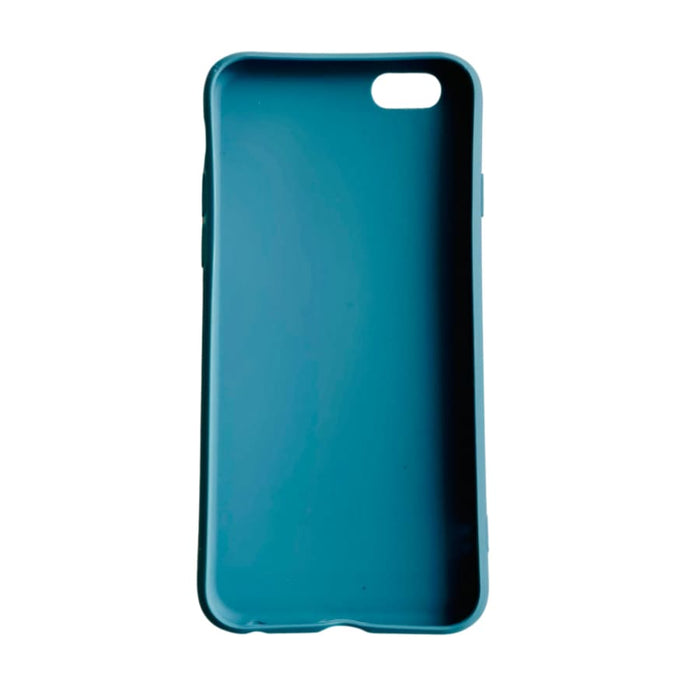 Turquoise 9eight5 phone case for iPhone SE (3rd and 2nd Gen), protective and stylish cover with precise cutouts.