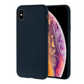Black Goospery phone case for iPhone XS Max by 9eight5, showing a protective cover with textured finish.