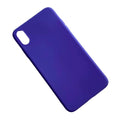 Purple 9eight5 iPhone XS Max case with slim protective design and precise cutouts for buttons and camera.