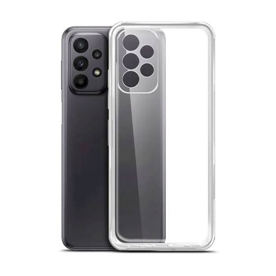 Black silicone phone case for Samsung Galaxy A53 5G by 9eight5, showing a close-up of the protective cover on the device.