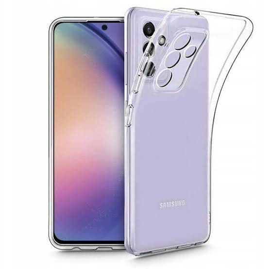 Black 9eight5 phone case for Samsung Galaxy A54 5G with slim design and precise cutouts for buttons and ports.