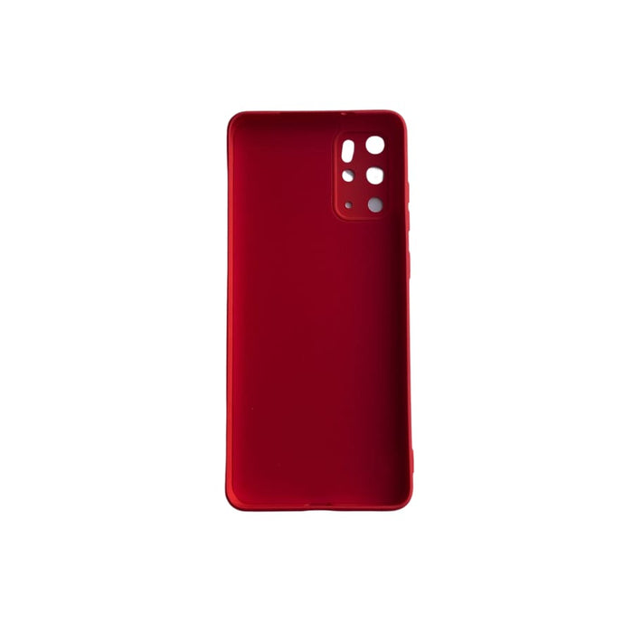 Black 9eight5 phone case for Samsung Galaxy S20 Plus, slim protective cover with textured grip and precise cutouts.