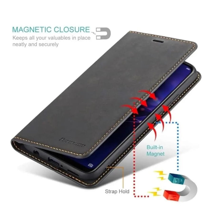 9eight5 Samsung Galaxy S23 phone case in four colors, slim protective cover with textured finish and precise cutouts for buttons and ports.