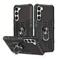 Black Samsung Galaxy S23 Plus phone case by 9eight5, protective and stylish for the device.