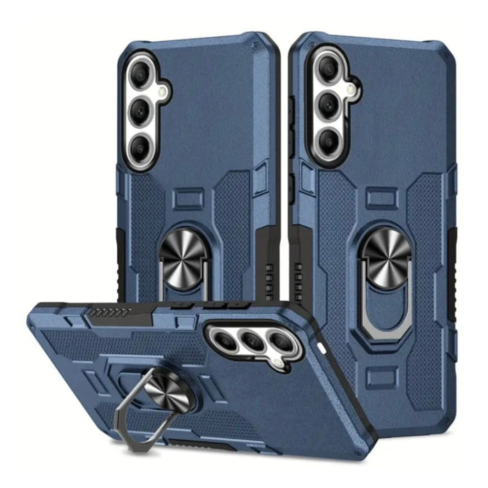 Navy Samsung Galaxy S24 phone case by 9eight5, protective cover with slim design, available in three colors.