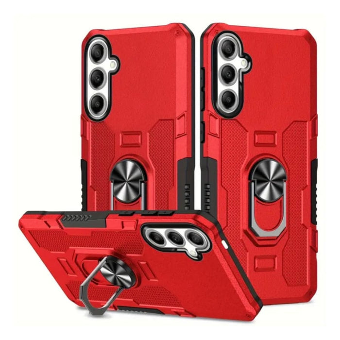 Red Samsung Galaxy S24 phone case by 9eight5, durable protective cover with a sleek design for the latest smartphone.