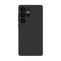 Black 9eight5 phone case for Samsung Galaxy S25 Ultra, sleek protective cover with precise cutouts and modern design.
