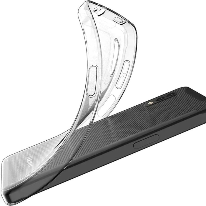 Light-colored 9eight5 phone case designed for Samsung Galaxy Xcover Pro, featuring a sleek, protective design with a kitchen utensil pattern.