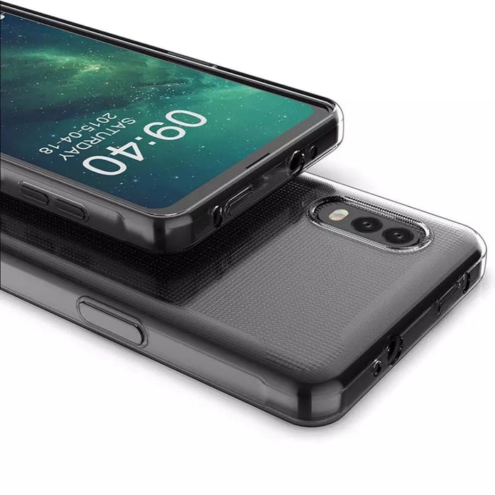 9eight5 Samsung Galaxy Xcover Pro phone case showing durable plastic exterior and precise cutouts for buttons and ports.