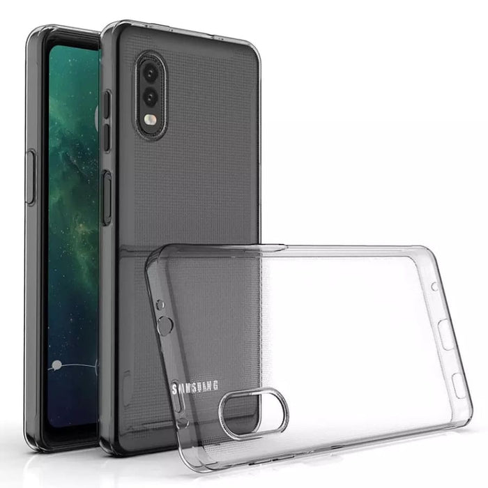 9eight5 Samsung Galaxy Xcover Pro phone case showing protective black design with textured surface for durability.