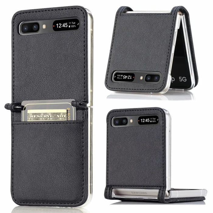 9eight5 Samsung Galaxy Z Flip 2 phone case in various colors, designed for stylish protection of Z Flip 1 and Z Flip 2 smartphones.