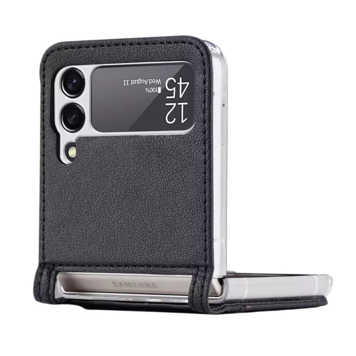 9eight5 Samsung Galaxy Z Flip 4 phone case in various colors, showcasing sleek protective design and vibrant options.