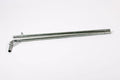 Galvanized steel tent poles with a hook for quick setup and support, ideal for outdoor events.