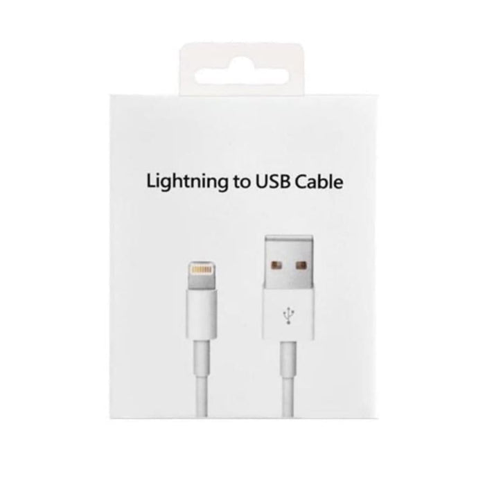 9eight5 iPhone charger cable (1m) with wall plug for NZ/AUS, durable electronics accessory for charging iPhone devices.