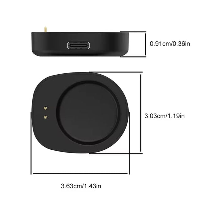 Charger dock for Amazfit Balance and T-Rex 3 smartwatches, compatible charging station with secure connection for That Watch Shop.