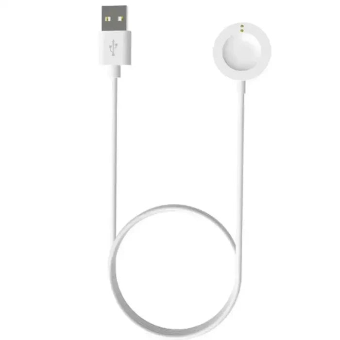 Habicare TWS charger dock for Fossil Gen 4/5/6 and Michael Kors smartwatches, compact charging station with sleek design.