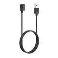 Black Xiaomi Miband 7 Pro charger with USB connection, designed for easy charging of the fitness tracker.