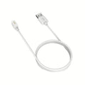 White charger for Xiaomi Smart Band 8, 9, and 10 series, designed for seamless charging of fitness tracker devices.