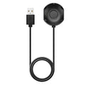 Habicare 9eight5 charging cable for Nokia Steel HR 40mm smartwatch, shown connected to the device.
