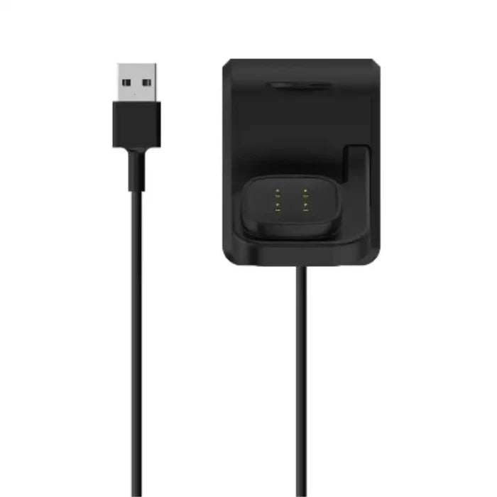 Habicare TWS charging station for Fitbit Sense and Versa smartwatches, featuring a compact design for easy charging.