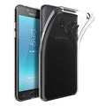 Clear phone case for Samsung Galaxy J4 (2018) by 9eight5, showcasing a transparent protective cover for the device.