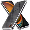 Clear 9eight5 phone case for Samsung Galaxy Xcover 7, showing transparent protective cover with precise cutouts.