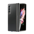 Clear 9eight5 phone case for Samsung Galaxy Z Fold 4, showing the transparent protective cover with precise cutouts.