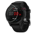 Pair of clear Garmin Forerunner 955 watch screen protectors by That Watch Shop, designed to shield the smartwatch display.