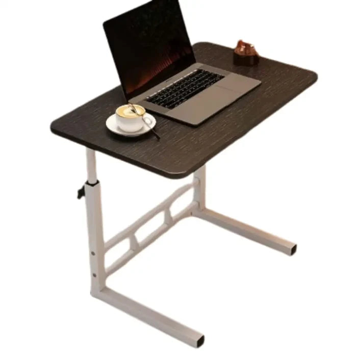 Habicare compact adjustable bedside work desk with four wheels, mobile design, and versatile surface for easy use in bedroom or office