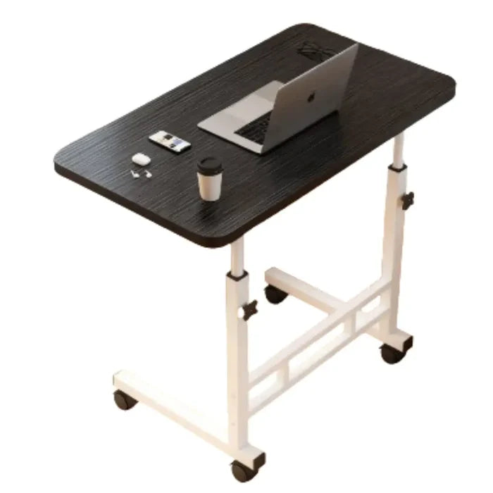 Habicare SS compact adjustable bedside work desk with four-wheel mobile design, ideal for small spaces and versatile use.