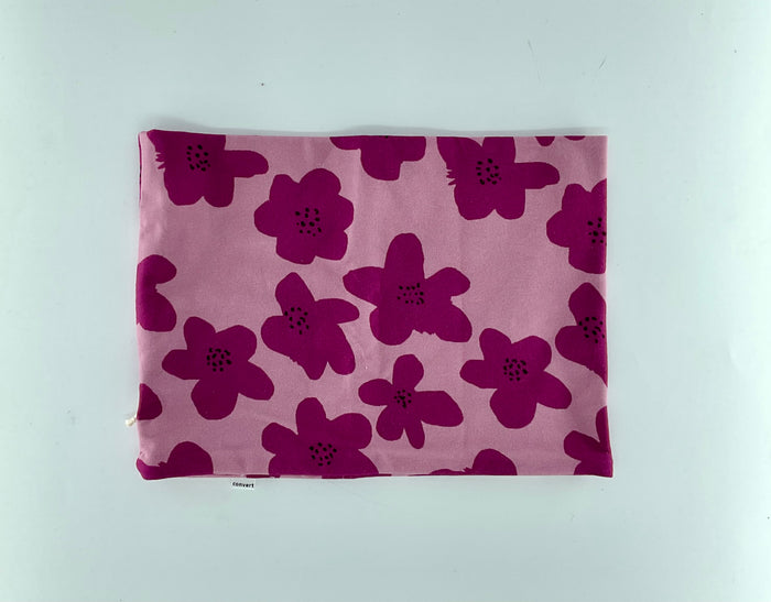 Convert Textiles - Loop Scarf - Purple Flower Fabric