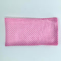 Convert Textiles - Weighted Eye Pillow - Pink Polka Dot Fabric