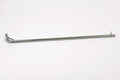 Durable galvanized steel pole with L-shaped end, ideal for heavy-duty support or mounting.