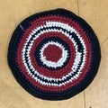 Country Life - Small Rug - Dark Blue, Red & White