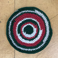 Country Life - Small Rug - Green, White & Red