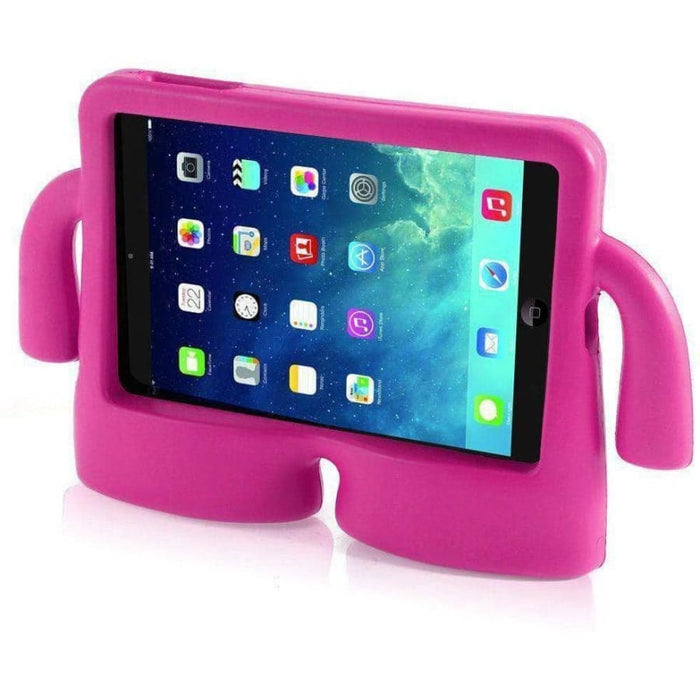 Orange 9eight5 iPad cover for 5th & 6th gen (9.7”) and iPad Air & Air 2, showing the protective cover on the tablet.