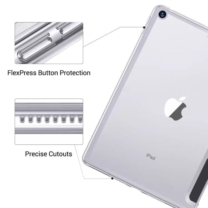 Black protective cover for iPad Mini 4 and 5th generation by 9eight5, showing a slim, durable case with precise cutouts.