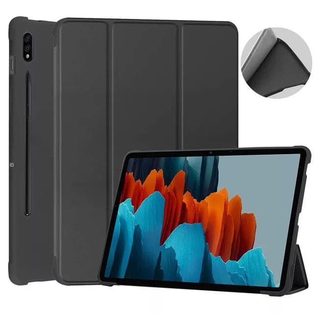 9eight5 Samsung Galaxy Tab S7 11-inch (2020) cover showing protective case with textured exterior and precise cutouts.