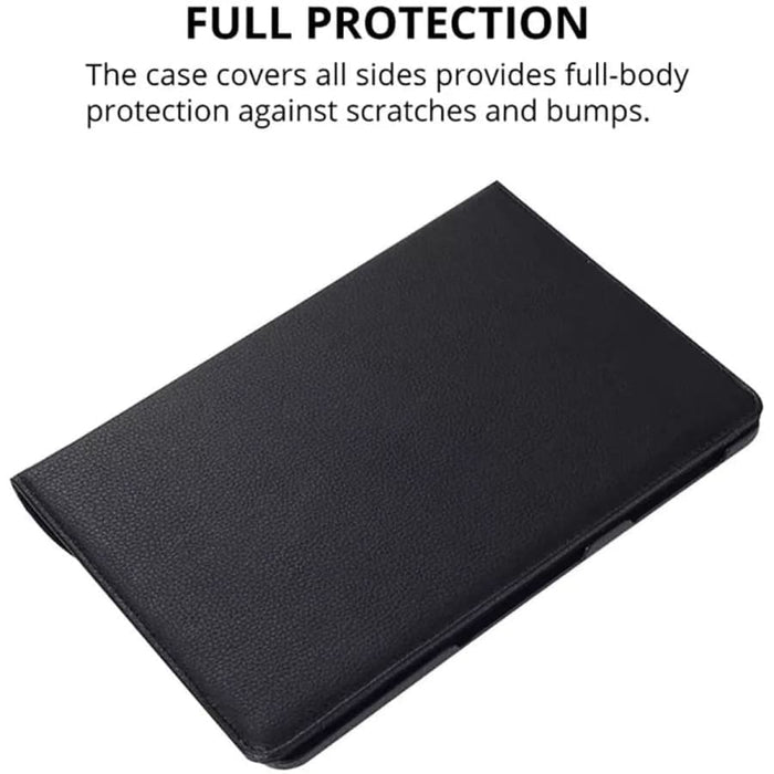 Black protective cover for Samsung Galaxy Tab S9 FE 10.9-inch 2023 model, by 9eight5, showcasing the sleek tablet case.