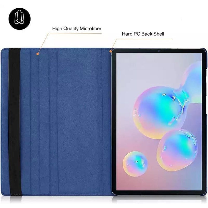 Navy protective cover for Samsung Galaxy Tab S9 FE Plus 12.4-inch tablet, compatible with models X610 and X616B, by 9eight5.