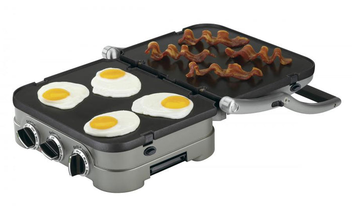 Cuisinart GR-4N 5 -in1 Griddler Contact Grill, Brushed Stainless Steel