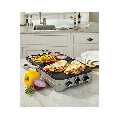 Cuisinart GR-4N 5 -in1 Griddler Contact Grill, Brushed Stainless Steel