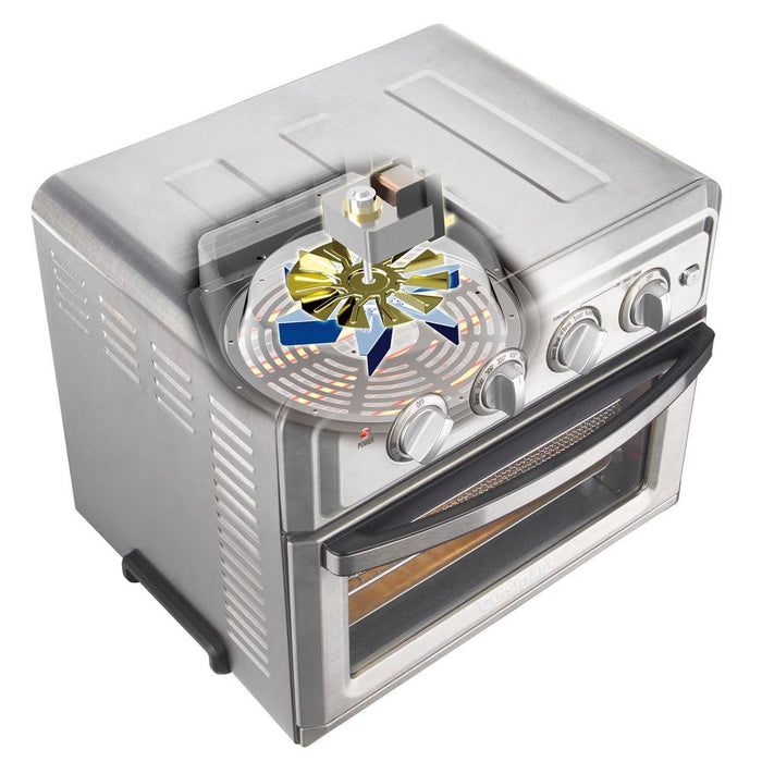 Cuisinart TOA-60 Convection Toaster Oven Air Fryer with Light, Silver