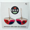 DANA Jewellery - Vinyl Record Earrings - Bea Multicolour Pinks