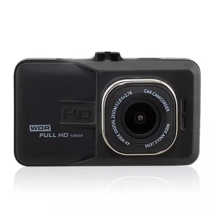 9eight5 dash cam supporting 4GB to 32GB memory cards, compact all-in-one vehicle camera with wide-angle lens.