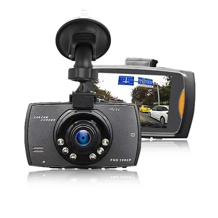 Habicare 9eight5 dash cam with night vision showing compact design and lens, ideal for vehicle recording in low-light conditions